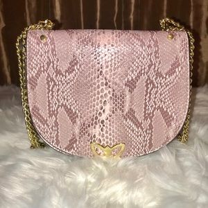 NWOT BCBG Snakeskin Rory Bag Crossbody Purse